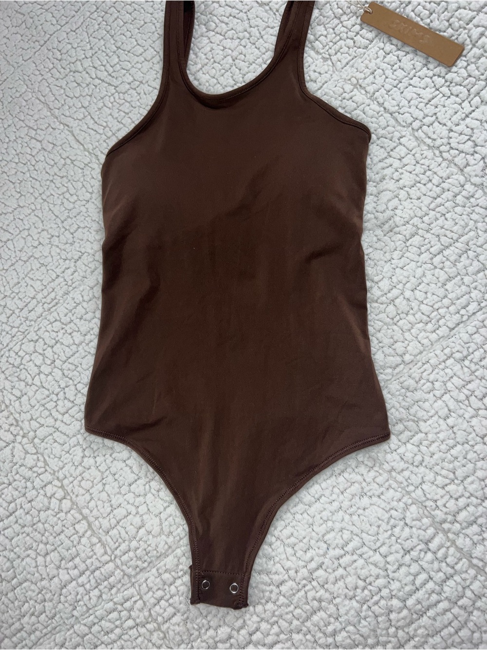 SKIMS Brown One-Piece Bodysuit